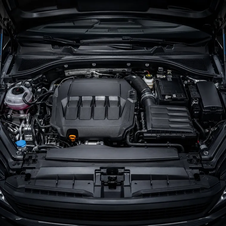 Diagnosing a car engine bay